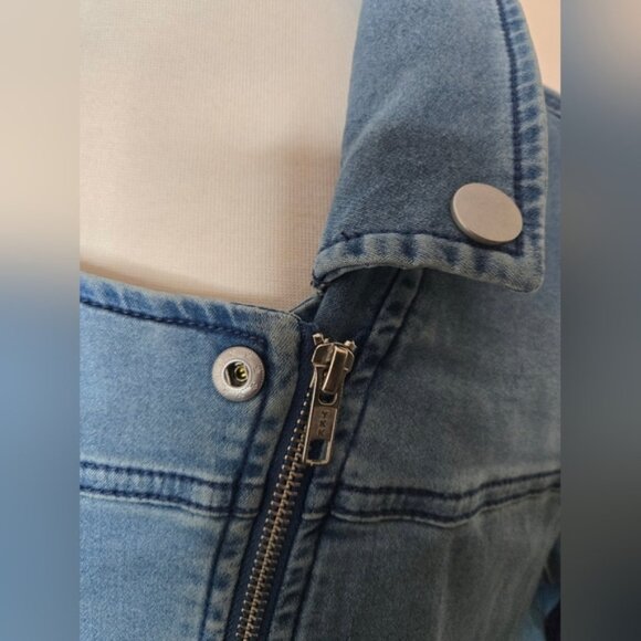 NWT Womens Western Coastal Cowgirl Spring Denim Jacket Size 3X - Picture 3 of 10